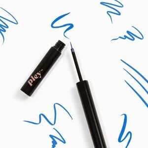 Pley Beauty Blue Hue Liquid Asset Foolproof Liquid Eyeliner Precise Felt Tip New